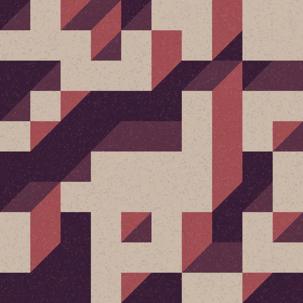 Edward Zajec 'in 1971' deki Il Cubo 'sunun uygulanması. Esasen 8 taştan oluşan bir Truchet fayans seti ve yerleştirme sanatı illüstrasyonu için kurallar