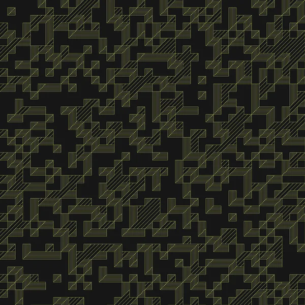 Edward Zajec 'in 1971' deki Il Cubo 'sunun uygulanması. Esasen 8 taştan oluşan bir Truchet fayans seti ve yerleştirme sanatı illüstrasyonu için kurallar