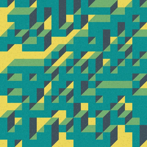 Edward Zajec 'in 1971' deki Il Cubo 'sunun uygulanması. Esasen 8 taştan oluşan bir Truchet fayans seti ve yerleştirme sanatı illüstrasyonu için kurallar