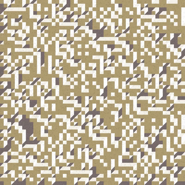 Edward Zajec 'in 1971' deki Il Cubo 'sunun uygulanması. Esasen 8 taştan oluşan bir Truchet fayans seti ve yerleştirme sanatı illüstrasyonu için kurallar