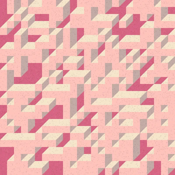 Edward Zajec 'in 1971' deki Il Cubo 'sunun uygulanması. Esasen 8 taştan oluşan bir Truchet fayans seti ve yerleştirme sanatı illüstrasyonu için kurallar