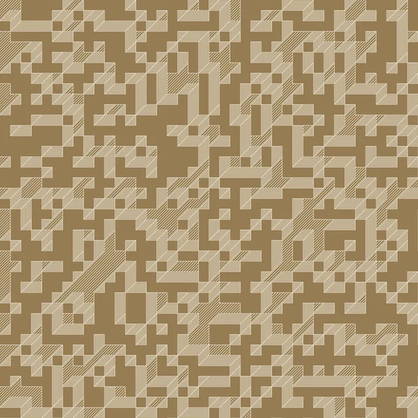 Edward Zajec 'in 1971' deki Il Cubo 'sunun uygulanması. Esasen 8 taştan oluşan bir Truchet fayans seti ve yerleştirme sanatı illüstrasyonu için kurallar