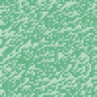 Edward Zajec 'in 1971' deki Il Cubo 'sunun uygulanması. Esasen 8 taştan oluşan bir Truchet fayans seti ve yerleştirme sanatı illüstrasyonu için kurallar