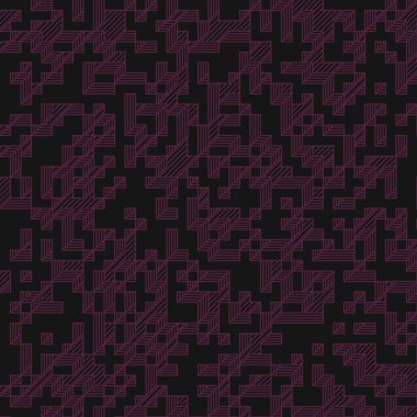 Edward Zajec 'in 1971' deki Il Cubo 'sunun uygulanması. Esasen 8 taştan oluşan bir Truchet fayans seti ve yerleştirme sanatı illüstrasyonu için kurallar