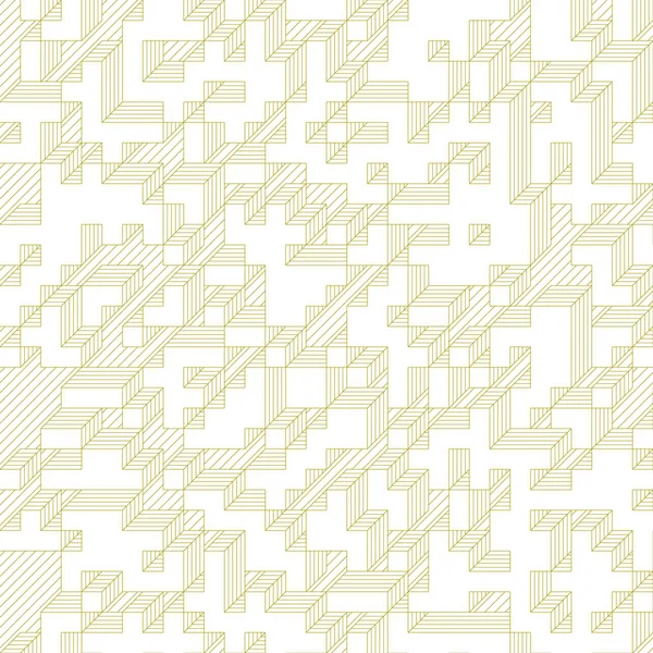 Edward Zajec 'in 1971' deki Il Cubo 'sunun uygulanması. Esasen 8 taştan oluşan bir Truchet fayans seti ve yerleştirme sanatı illüstrasyonu için kurallar