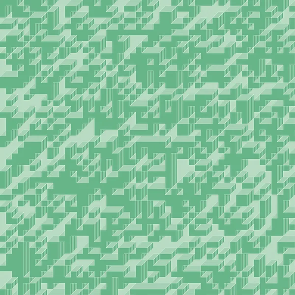 Edward Zajec 'in 1971' deki Il Cubo 'sunun uygulanması. Esasen 8 taştan oluşan bir Truchet fayans seti ve yerleştirme sanatı illüstrasyonu için kurallar