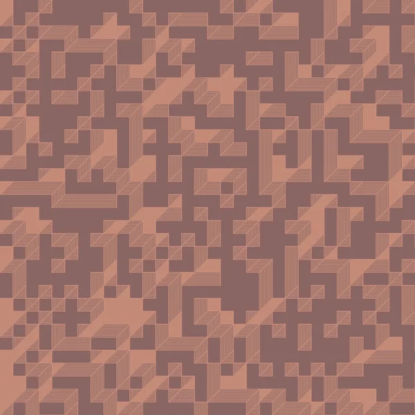 Edward Zajec 'in 1971' deki Il Cubo 'sunun uygulanması. Esasen 8 taştan oluşan bir Truchet fayans seti ve yerleştirme sanatı illüstrasyonu için kurallar