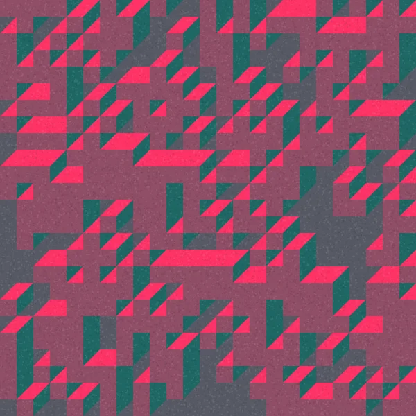 Edward Zajec 'in 1971' deki Il Cubo 'sunun uygulanması. Esasen 8 taştan oluşan bir Truchet fayans seti ve yerleştirme sanatı illüstrasyonu için kurallar