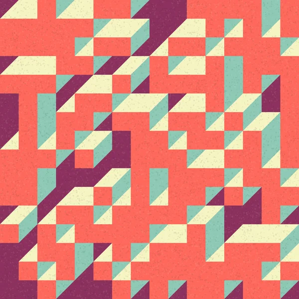 Edward Zajec 'in 1971' deki Il Cubo 'sunun uygulanması. Esasen 8 taştan oluşan bir Truchet fayans seti ve yerleştirme sanatı illüstrasyonu için kurallar