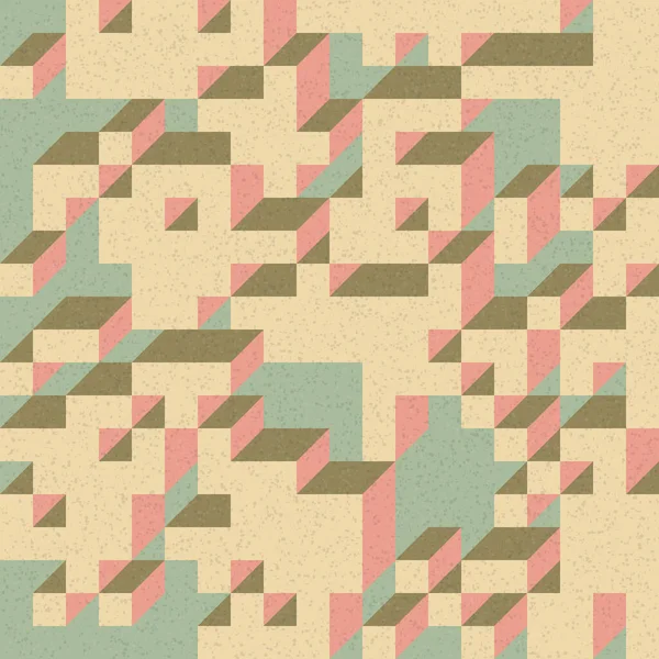 Edward Zajec 'in 1971' deki Il Cubo 'sunun uygulanması. Esasen 8 taştan oluşan bir Truchet fayans seti ve yerleştirme sanatı illüstrasyonu için kurallar