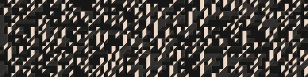 Edward Zajec 'in 1971' deki Il Cubo 'sunun uygulanması. Esasen 8 taştan oluşan bir Truchet fayans seti ve yerleştirme sanatı illüstrasyonu için kurallar