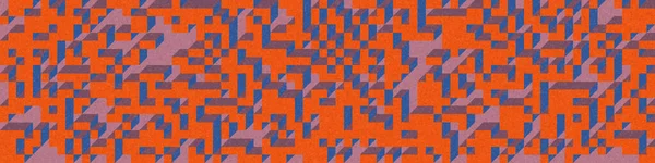 Edward Zajec 'in 1971' deki Il Cubo 'sunun uygulanması. Esasen 8 taştan oluşan bir Truchet fayans seti ve yerleştirme sanatı illüstrasyonu için kurallar