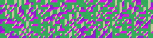 Edward Zajec 'in 1971' deki Il Cubo 'sunun uygulanması. Esasen 8 taştan oluşan bir Truchet fayans seti ve yerleştirme sanatı illüstrasyonu için kurallar