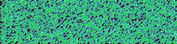 Edward Zajec 'in 1971' deki Il Cubo 'sunun uygulanması. Esasen 8 taştan oluşan bir Truchet fayans seti ve yerleştirme sanatı illüstrasyonu için kurallar