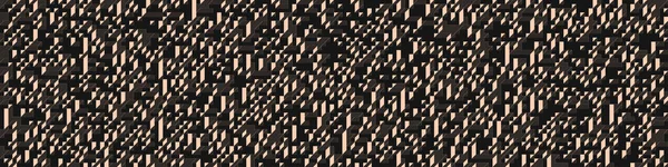 Edward Zajec 'in 1971' deki Il Cubo 'sunun uygulanması. Esasen 8 taştan oluşan bir Truchet fayans seti ve yerleştirme sanatı illüstrasyonu için kurallar