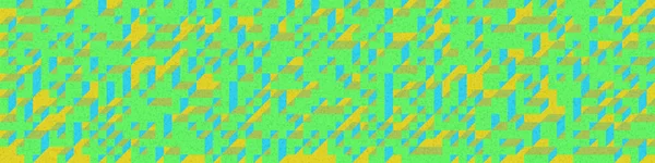 Edward Zajec 'in 1971' deki Il Cubo 'sunun uygulanması. Esasen 8 taştan oluşan bir Truchet fayans seti ve yerleştirme sanatı illüstrasyonu için kurallar