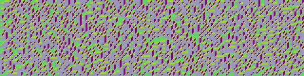 Edward Zajec 'in 1971' deki Il Cubo 'sunun uygulanması. Esasen 8 taştan oluşan bir Truchet fayans seti ve yerleştirme sanatı illüstrasyonu için kurallar