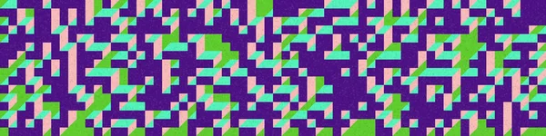 Edward Zajec 'in 1971' deki Il Cubo 'sunun uygulanması. Esasen 8 taştan oluşan bir Truchet fayans seti ve yerleştirme sanatı illüstrasyonu için kurallar