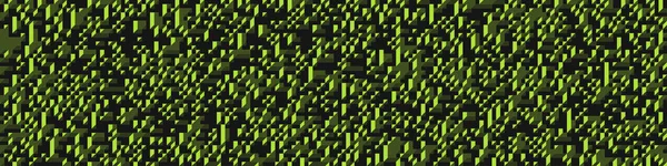 Edward Zajec 'in 1971' deki Il Cubo 'sunun uygulanması. Esasen 8 taştan oluşan bir Truchet fayans seti ve yerleştirme sanatı illüstrasyonu için kurallar