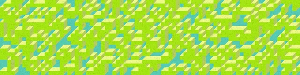 Edward Zajec 'in 1971' deki Il Cubo 'sunun uygulanması. Esasen 8 taştan oluşan bir Truchet fayans seti ve yerleştirme sanatı illüstrasyonu için kurallar