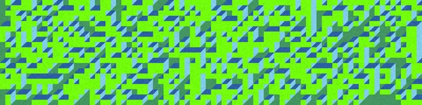 Edward Zajec 'in 1971' deki Il Cubo 'sunun uygulanması. Esasen 8 taştan oluşan bir Truchet fayans seti ve yerleştirme sanatı illüstrasyonu için kurallar