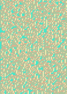 Edward Zajec 'in 1971' deki Il Cubo 'sunun uygulanması. Esasen 8 taştan oluşan bir Truchet fayans seti ve yerleştirme sanatı illüstrasyonu için kurallar