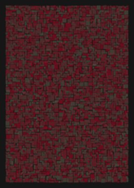 Ofset Quad üretken sanat arkaplan çizimi