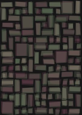 Ofset Quad üretken sanat arkaplan çizimi