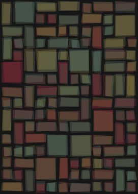 Ofset Quad üretken sanat arkaplan çizimi