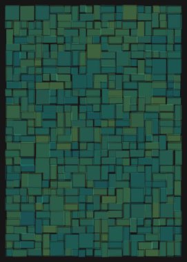 Ofset Quad üretken sanat arkaplan çizimi