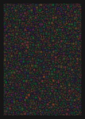 Ofset Quad üretken sanat arkaplan çizimi