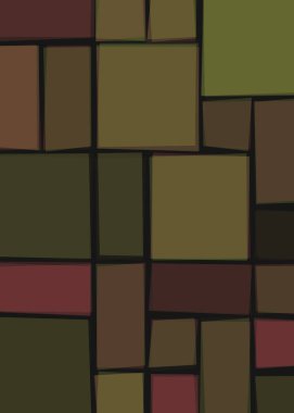 Ofset Quad üretken sanat arkaplan çizimi