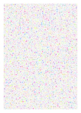 Ofset Quad üretken sanat arkaplan çizimi