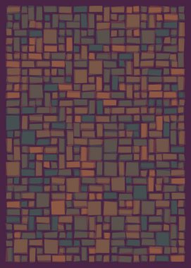 Ofset Quad üretken sanat arkaplan çizimi