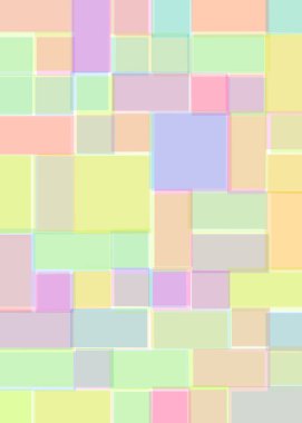 Ofset Quad üretken sanat arkaplan çizimi