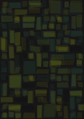 Ofset Quad üretken sanat arkaplan çizimi