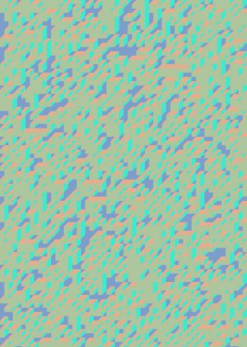 Edward Zajec 'in 1971' deki Il Cubo 'sunun uygulanması. Esasen 8 taştan oluşan bir Truchet fayans seti ve yerleştirme sanatı illüstrasyonu için kurallar