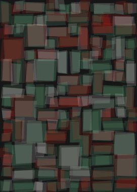 Ofset Quad üretken sanat arkaplan çizimi