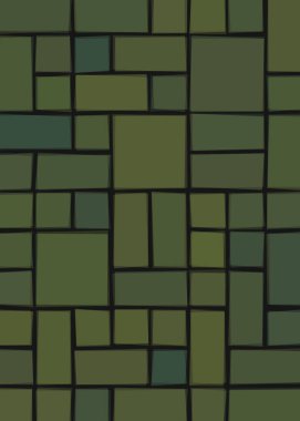 Ofset Quad üretken sanat arkaplan çizimi