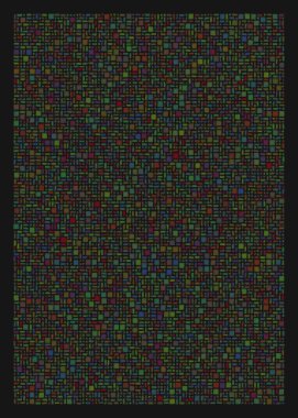 Ofset Quad üretken sanat arkaplan çizimi