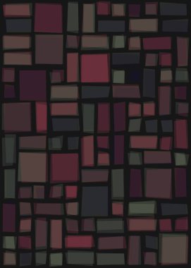 Ofset Quad üretken sanat arkaplan çizimi