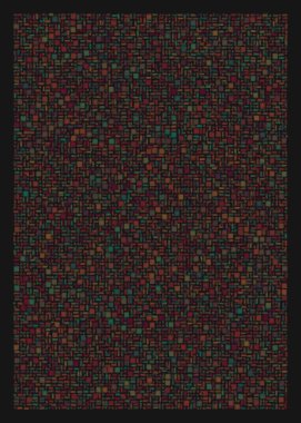 Ofset Quad üretken sanat arkaplan çizimi