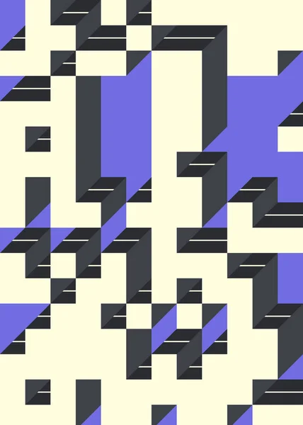 Implementation Edward Zajec Cubo 1971 Essentially Truchet Tile Set Tiles — Archivo Imágenes Vectoriales