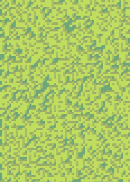 Edward Zajec 'in 1971' deki Il Cubo 'sunun uygulanması. Esasen 8 taştan oluşan bir Truchet fayans seti ve yerleştirme sanatı illüstrasyonu için kurallar