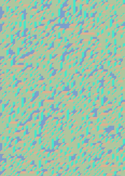 Edward Zajec 'in 1971' deki Il Cubo 'sunun uygulanması. Esasen 8 taştan oluşan bir Truchet fayans seti ve yerleştirme sanatı illüstrasyonu için kurallar