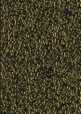 Edward Zajec 'in 1971' deki Il Cubo 'sunun uygulanması. Esasen 8 taştan oluşan bir Truchet fayans seti ve yerleştirme sanatı illüstrasyonu için kurallar