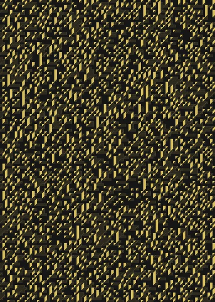 Edward Zajec 'in 1971' deki Il Cubo 'sunun uygulanması. Esasen 8 taştan oluşan bir Truchet fayans seti ve yerleştirme sanatı illüstrasyonu için kurallar