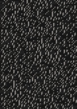 Edward Zajec 'in 1971' deki Il Cubo 'sunun uygulanması. Esasen 8 taştan oluşan bir Truchet fayans seti ve yerleştirme sanatı illüstrasyonu için kurallar