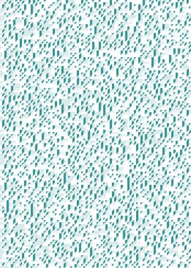 Edward Zajec 'in 1971' deki Il Cubo 'sunun uygulanması. Esasen 8 taştan oluşan bir Truchet fayans seti ve yerleştirme sanatı illüstrasyonu için kurallar