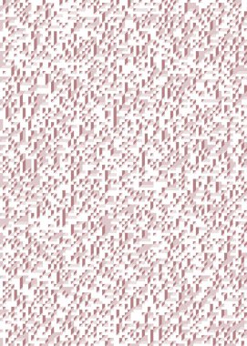 Edward Zajec 'in 1971' deki Il Cubo 'sunun uygulanması. Esasen 8 taştan oluşan bir Truchet fayans seti ve yerleştirme sanatı illüstrasyonu için kurallar